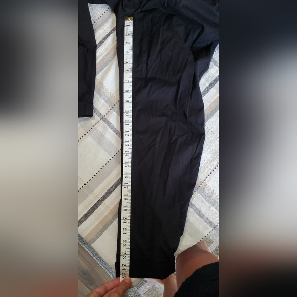 STYLE & CO BLACK PULL ON CUFFED UTILITY PANTS WITH DRAWSTRING SIZE 6 - Picture 12 of 12